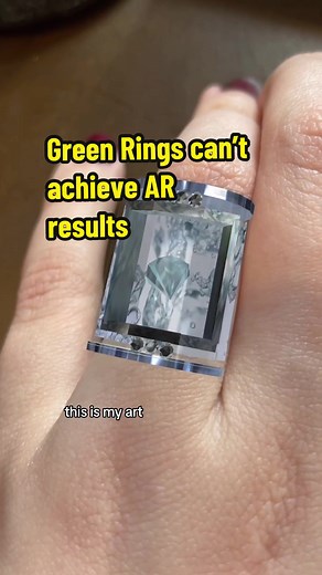 no green rings here 🙅🏼‍♀️ AR is faster than that! #piperzy #augmentedreality #futurism