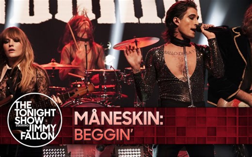 【Måneskin】美国电视首秀表演Beggin'｜Jimmy Fallon
