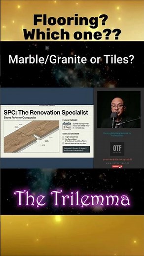 TILE VS MARBLE VS GRANITE : TRILEMMA @ FLOORING