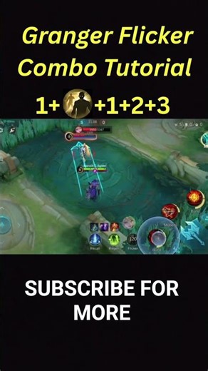 Granger Flicker Combo Tutorial #grangertutorial #mlbb #mobilelegends #tutorial