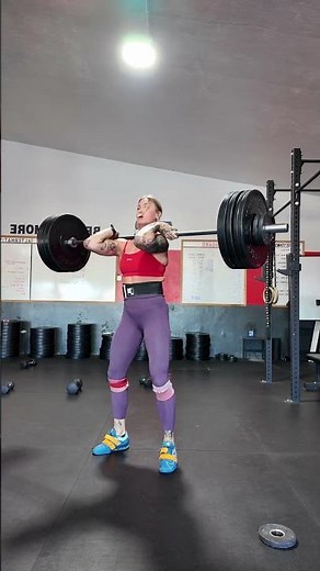 Barbell Complex : Power Clean + Hang Clean + Front Squat