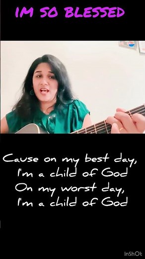 I’m so Blessed ❤️ CAIN Cover #shorts #music #jesus #guitar #worship