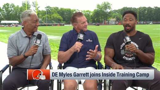 Myles Garrett joins 'Inside Training Camp Live' breaking down Browns defense entering 2025