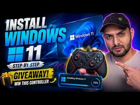 Install Windows 11 on Any PC (2026) | Complete Guide + FREE Controller Giveaway