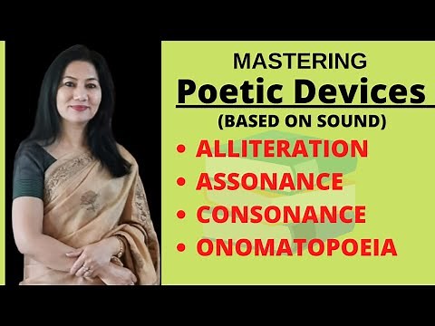 Alliteration | Assonance | Consonance | Onomatopoeia | Poetic/ Literary Devices | Based On Sound