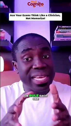 Ace Your Exam: Think Like a Clinician, Not Memorize! #shorts