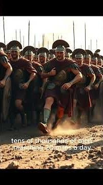 Why do Roman soldiers wear sandals? The mystery behind the choice #history #ancientcivilization