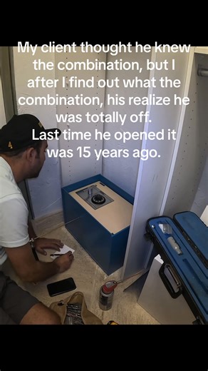 Drill opening amsec floor safe. | Vault Cracker