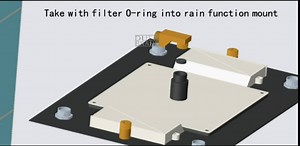 Waterfall Rain Matte Black Shower Head Stainless Steel Ceiling Mounted 14 X 20 Inch Rectangle Bathroom Large Fixed Rainfall Shower heads With LED Colorful Lights