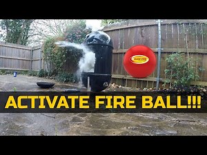 Putting out a FIRE with a BALL? Elide Fire Extinguisher