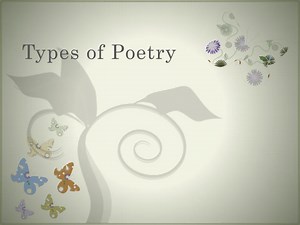 Types of Poetry - SlideServe