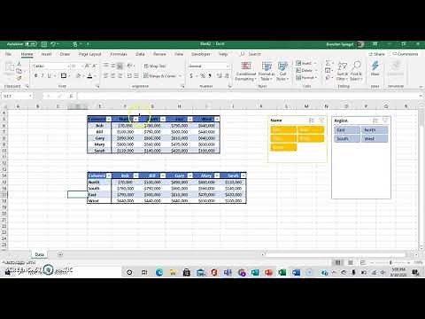 How to Insert Slicers in Excel, and Use Slicers to Filter Rows or Columns #Tutorial, #Excel,