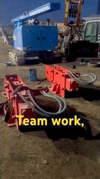 pile driver machine hummer got damaged not working properly, #rigmachine #mobilecranes #shortsviral