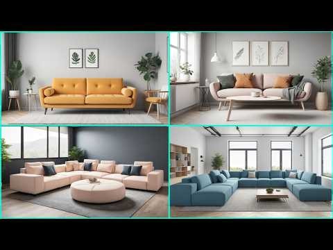 Modern Home Living Room Sofa Set Designs | Elegant Furniture Ideas & Styling Trends