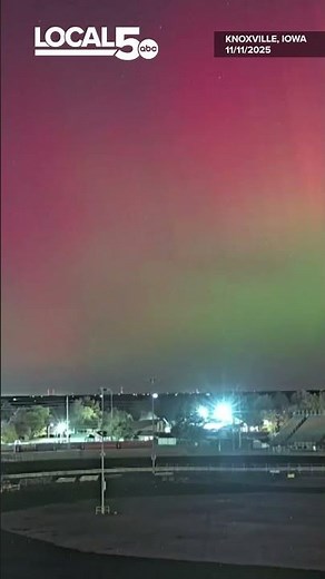 WATCH: Timelapse video captures northern lights over Iowa