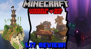 review of hardcore world in 1.17 Minecraft Map