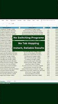 This Excel trick saves marketing teams hours #googlemaps #marketing #shorts