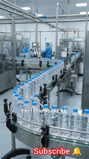 How Bottled Water Is Made 💧🏭 | Inside a Modern USA Factory#BottledWater#USA#Shorts#YouTubeShorts