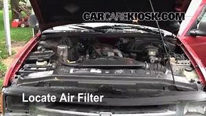 How to Change Engine Air Filter: 1996 Chevrolet Blazer 4.3L V6 (4 Door)