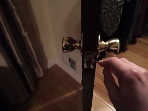 Stuck door knob fix DIY