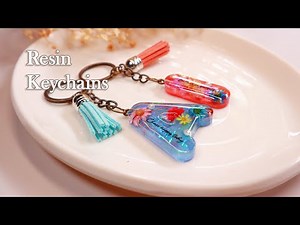 Personalize Epoxy Resin Letter Keychain with Writings | Resin Letter Keychains for Beginners