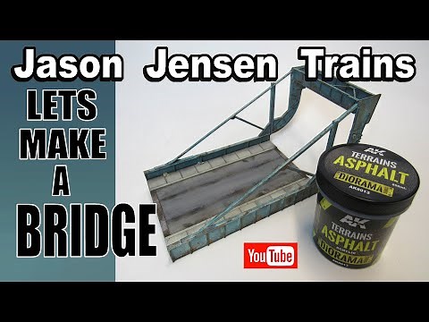 Making a rolling bridge for our model railroad!