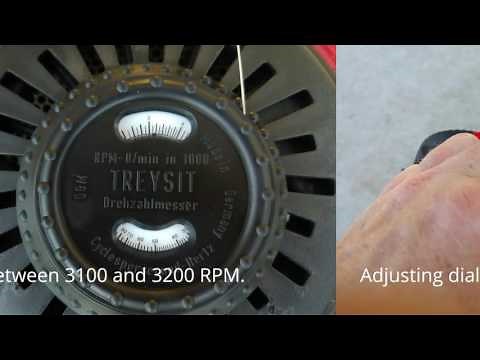Briggs and Stratton (Treysit) Vibration Tachometer - Honda GCV160 RPM Measurement