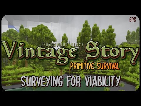 Surveying for Viability in Vintage Story Primitive Survival - Surviving Wilderness // EP8