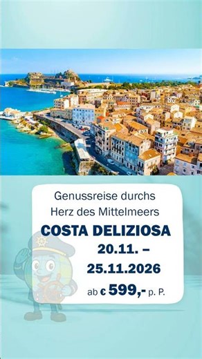 Costa Deliziosa - rund um den Stiefel ab € 599,-