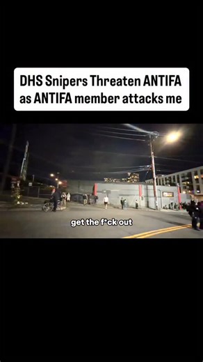 1.8M views · 39K reactions | ANTIFA member in Portland tried to chase me out of their rally threating to “smoke me” and DHS Snipers on the roof hit him with a nice lil FAFO as snipers put lasers on his chest  The FEDS are not playing around any longer  Entire interaction is out now on my YT channel ( is on story) | Nick Shirleyy | Facebook