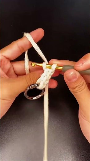 Crafting loop by loop 🧵 #CrochetLoops #FiberLove #DIY