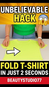 Fold T-Shirts in 2 Seconds ✅ Genius Hack You Need!” Fastest t-shirt folding trick you’ll ever see. #foldinghack #clothingtips #viralshorts #homehacks #viralreels #facebookphotochallenge #facebookreel #viralreelschallenge Vinod Kumar | Vinod Kumar