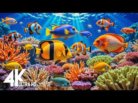 [NEW] 11HR Stunning 4K Underwater footage-Rare & Colorful Sea Life Video - Relaxing Sleep Music #34