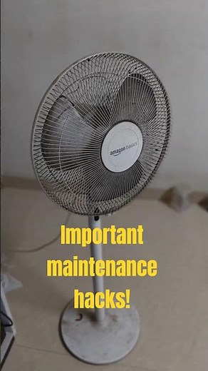 Your Fan Is Slower? Try This Simple Maintenance Trick!