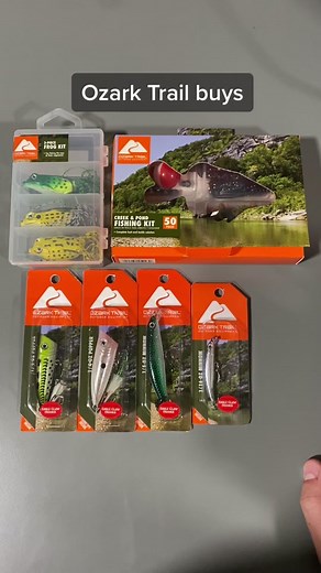 Testing New Ozark Trail Lures - Fishing Creek Pond Set
