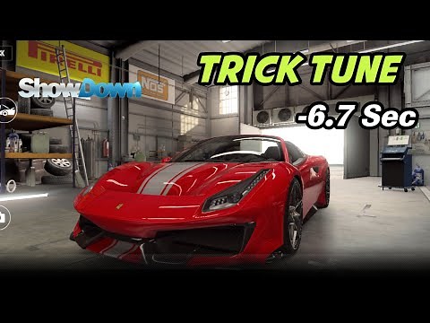 CSR2 488 Pista Spider Trick Tune for Showdown | Beats dyno my -6.7 Seconds