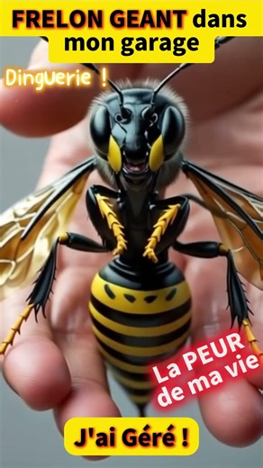 😱 Énorme frelon asiatique dans mon garage… flippant 🐝🔥