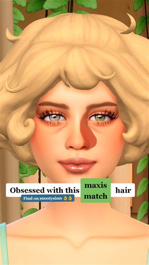 Over 50 maxis match hair cc now on SnootySims 👌✨ #thesims #sims #ts4 #simscc #snootysims #maxismatch #maxismatchcc