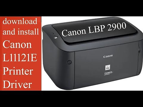 How to download and install Canon L11121E Printer Driver || cannon LBP 2900 printer driver