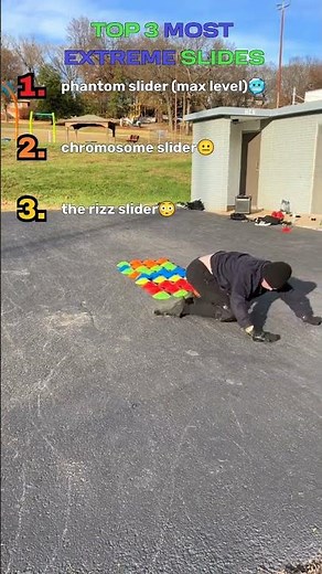 top 3 most extreme slides #gloving #funny #sliding