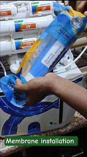 how to Change RO Membrane#Membrane install in Ro#how to change RO Membrane#Filter replace.