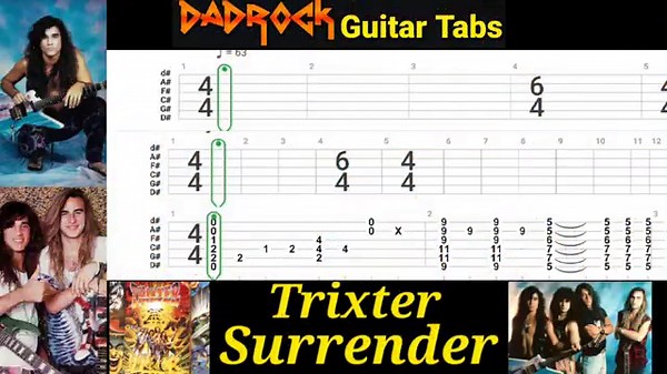 Surrender - Trixter - Lead Guitar TABS Lesson