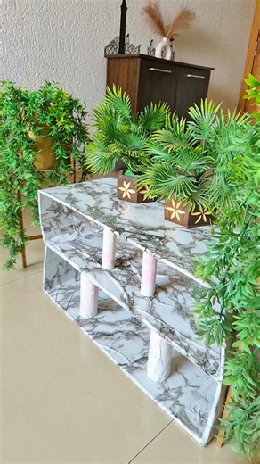 DIY Cardboard Table Stand | Easy Mini Table from Waste Cardboard | Budget Craft Idea