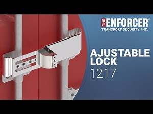 ENFORCER Adjustable Lock #1217 for Truck Trailers and Containers
