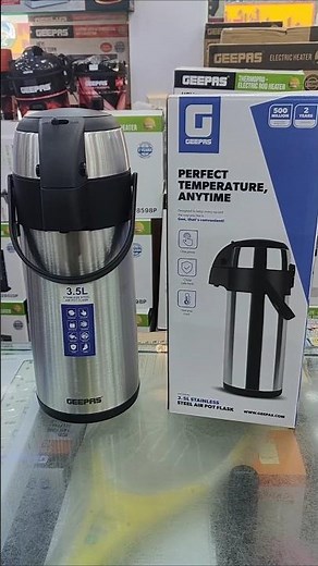 geepas stainless steel 3.5L tarmas flask