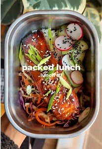 Miso Salmon Rice Bowls: Healthy Packed Lunch Ideas
