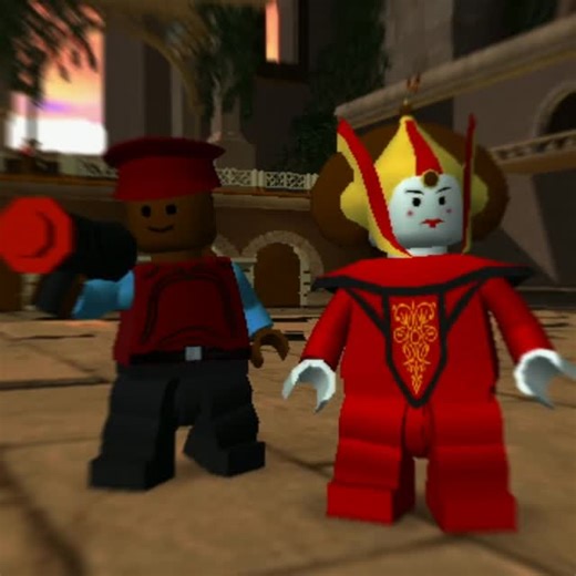 Nostalgic Buzz on Instagram: "Queen Amidala & Captain Panaka #nostalgicbuzz #lego #og #nostalgia #gaming #ttgames #legovideogames #corecore #legostarwars #padme #lucki"