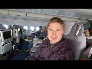 Lufthansa Airbus 340-600 Business Class Frankfurt - Hong Kong