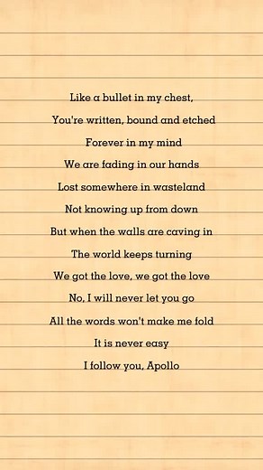 Apollo Song Lyrics: Dive into the Melodic World of Apollo