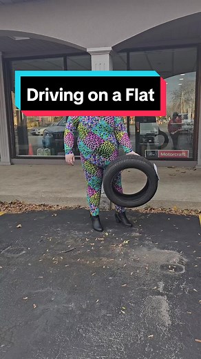 Driving on a flat tire causes the sidewall to collapse, resulting in the rubber shards you see in this tire. If your tire goes flat, don't drive on it! Install a spare or get it towed to prevent wrecking the tire, rim, and possibly tire pressure sensor, too.